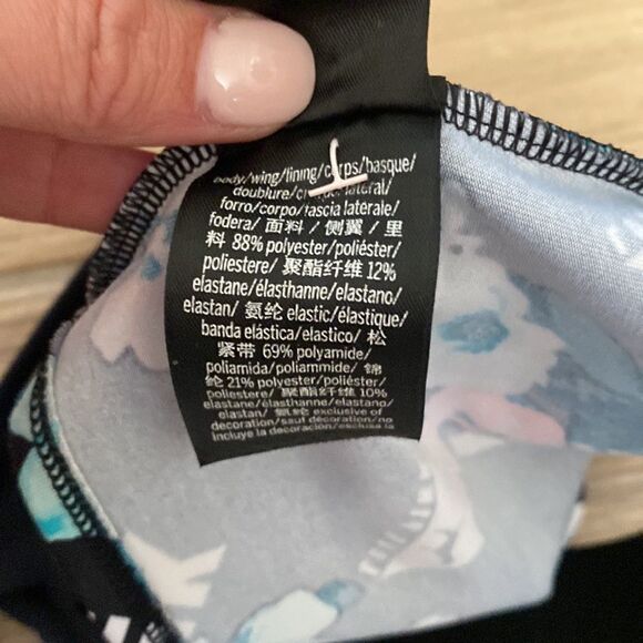 Victoria Secret Pink Floral Logo Sports Bra- Size XS - Picture 7 of 7